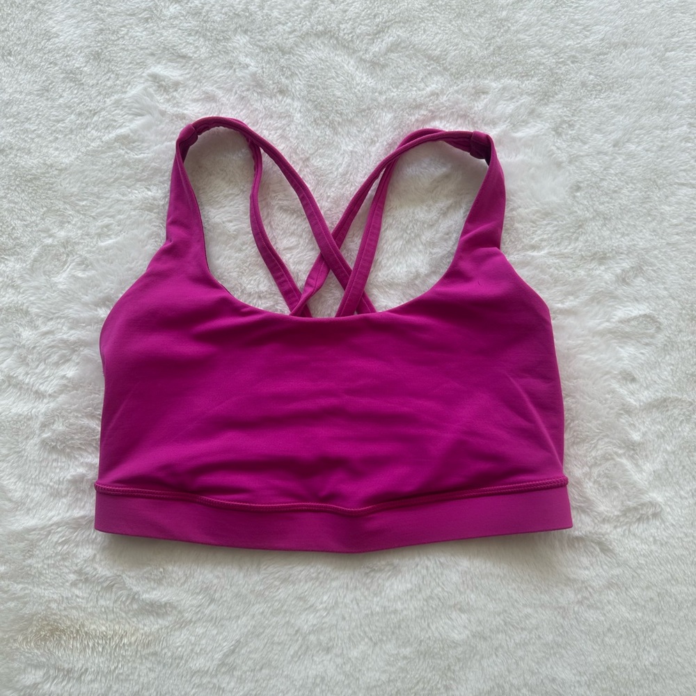 Lululemon Vibrant Pink Sports Bra
